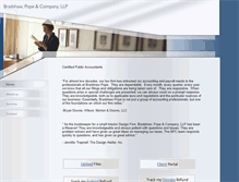 Tablet Screenshot of bradshawpope.com